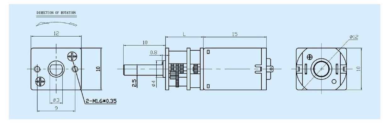 GB12-N20 Gear Motor Design GB12-N20 Gear Motor Design