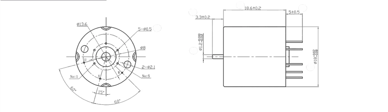 VEC-1819 Coreless motor design VEC-1819 Coreless motor design